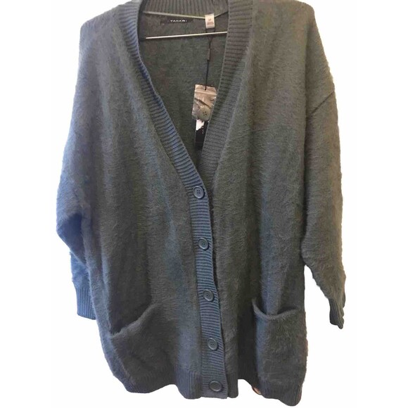 Tahari Sweaters - Tahari Women’s Cardigan/Sweater Soft Oversized Alpine Green Color Size S